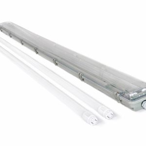 Oprawa hermetyczna 150cm + 2 świetlówki LED T8 24W Neutralne 4500K