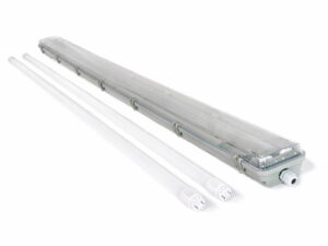 Oprawa hermetyczna 150cm + 2 świetlówki LED T8 24W Zimne 6000K