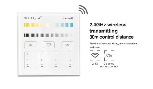 Sterownik LED CCT dotykowy MiLight B2 - bateryjny