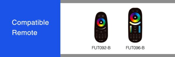 Uchwyt ścienny na pilota Mi-Light FUT099B Czarny