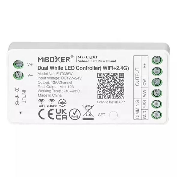 MiLIGHT FUT035W sterownik LED CCT Tuya Smart 12A 12-24V