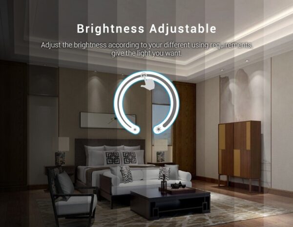 Mi-Light FUT087-B czarny pilot naścienny ściemniacz 2xAAA