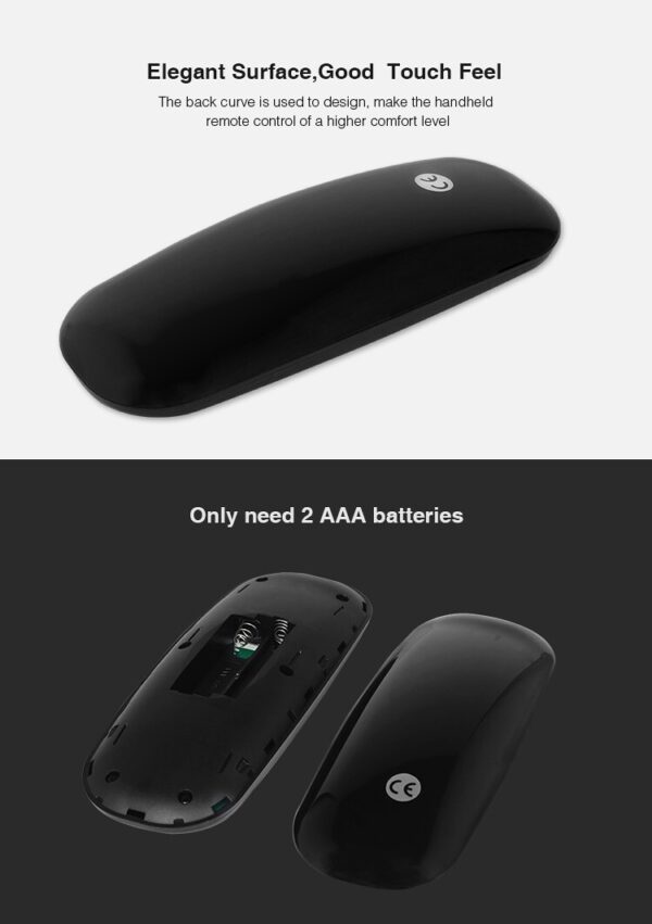 cfa3df0f73f13c62b2b4e60c82f4b57e Pilot MiLight FUT092-B Czarny RGB/RGBW/RGB+CCT - 4 strefy