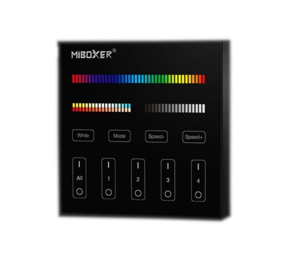Sterownik LED RGB+CCT dotykowy MiLight B4-B Czarny - bateryjny