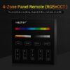 Sterownik LED RGB+CCT dotykowy MiLight B4-B Czarny - bateryjny