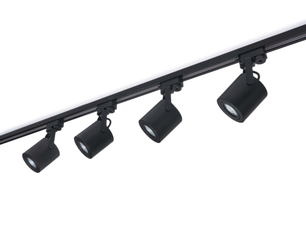 35566 Zestaw CUBO: Szyna 2m + 4 reflektory GU10 - czarny
