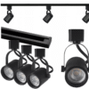 Lampa-szynowa-15m-3x-reflektor Zestaw Prestige: Szyna 1,5m + 3 reflektory GU10 - czarny