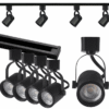 Lampa-szynowa-15m-4x-reflektor Zestaw Prestige: Szyna 1,5m + 4 reflektory GU10 - czarny