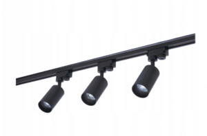 Zestaw Premium: Szyna 1m + 3 reflektory GU10 - czarny