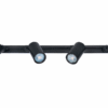 Lampa-szynowa-LED-4-reflektory-GU10-2m-czarna Zestaw Premium: Szyna 2m + 4 reflektory GU10 - czarny