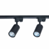 Lampa-szynowa-LED-4-reflektory-GU10-2m-czarna Zestaw Premium: Szyna 2m + 4 reflektory GU10 - czarny