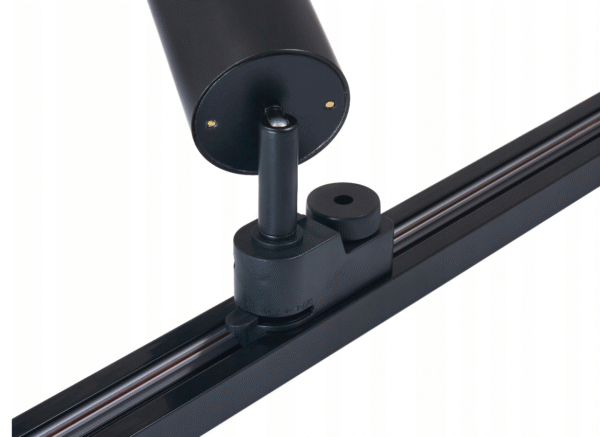 Lampa-szynowa-LED-4-reflektory-GU10-2m-czarna Zestaw Premium: Szyna 2m + 4 reflektory GU10 - czarny