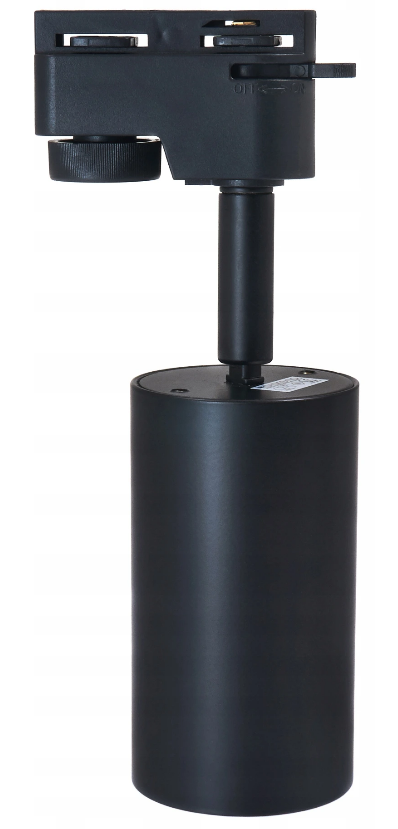 Lampa-szynowa-LED-4-reflektory-GU10-2m-czarna Zestaw Premium: Szyna 2m + 4 reflektory GU10 - czarny