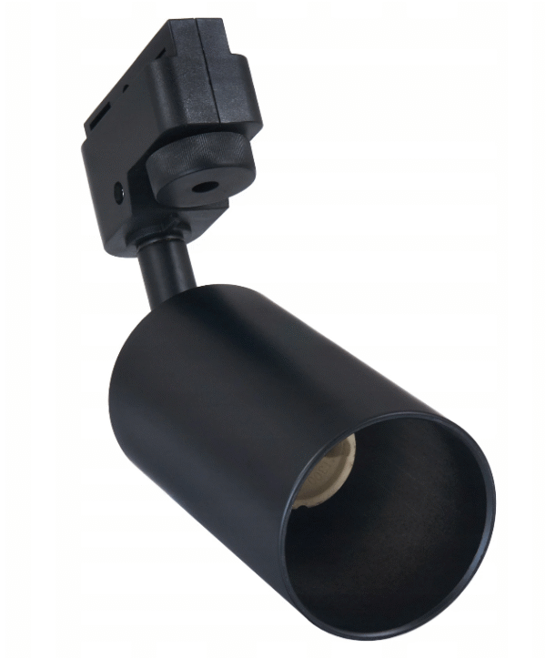 Lampa-szynowa-LED-4-reflektory-GU10-2m-czarna Zestaw Premium: Szyna 2m + 4 reflektory GU10 - czarny