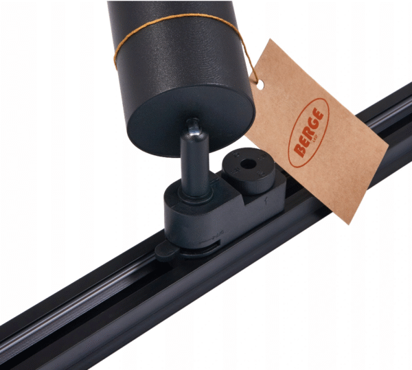 Szyna 2m czarna z 6 reflektorami LED GU10 Maxi