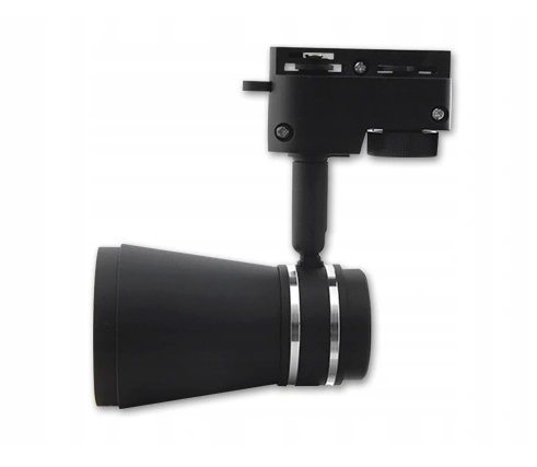 Reflektor szynowy GU10 Retro 100x60mm czarno-srebrny