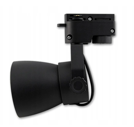 Reflektor-lampa-spot-GU10-do-track-light-SZYNA Reflektor szynowy GU10 Retro 100x60mm czarno-złoty