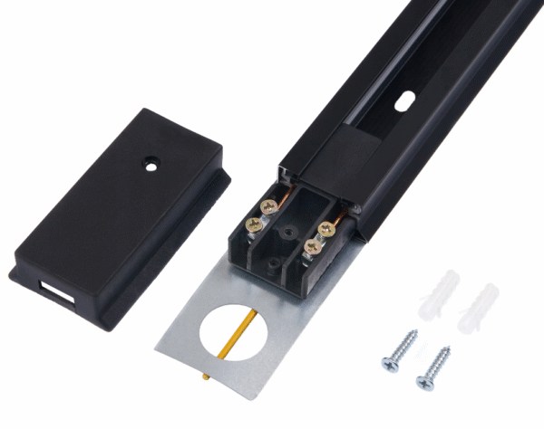 Szynoprzewód 1-fazowy Premium Czarny - 1,5 metra