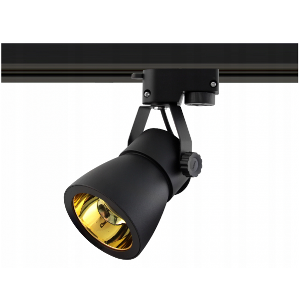 reflektor-szynowy-gu10-retro-100x60mm-czarno-zloty Reflektor szynowy GU10 Retro 100x60mm czarno-złoty