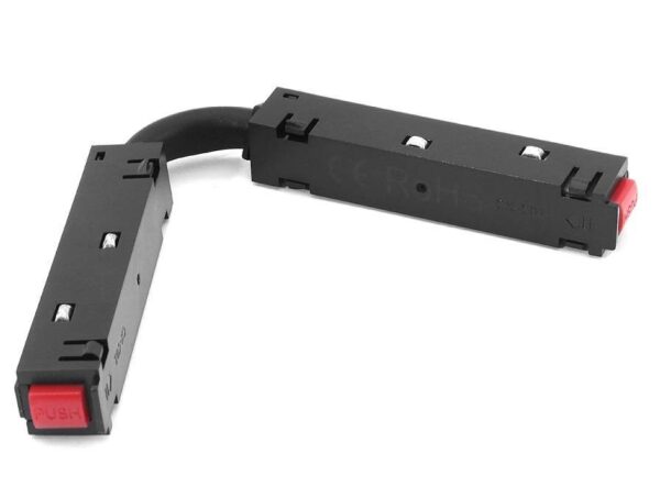 467_1 Łącznik prosty do szyn magnetycznych Black Line