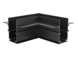 Łącznik kątowy do szyn magnetycznych wpuszczanych Black Line