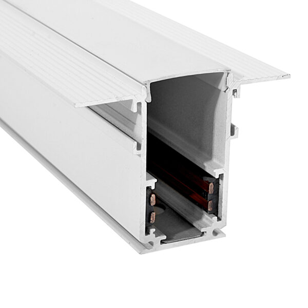 827_6 Szyna Magnetyczna White Line 3-fazy Podtynkowa 150cm Biała