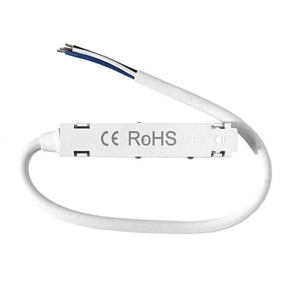 Przewód zasilający do szyn magnetycznych Biały