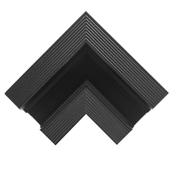 893_1 Łącznik kątowy do szyn magnetycznych podtynkowych Black Line 3 fazy