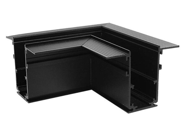 893_2 Łącznik kątowy do szyn magnetycznych podtynkowych Black Line 3 fazy