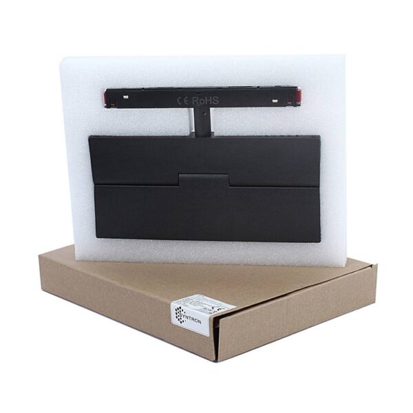 907_1 Reflektor Magnetyczny Spot 12W 3000K Black Line 3 fazy Typ A