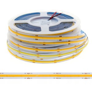 Taśma LED COB 12V 12W PRO LINE 252 LED/m Biała Ciepła 1m