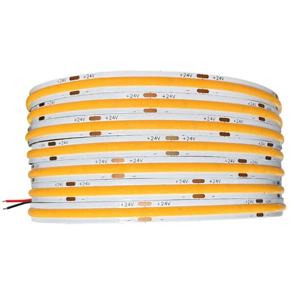 b40a3ca760bebbb01b7198df064b7f67 Taśma LED COB 24V 12W EXPERT LINE 480 LED/m Biała Ciepła 1m