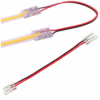 Złączka do taśm LED COB 8mm dwustronna z przewodem