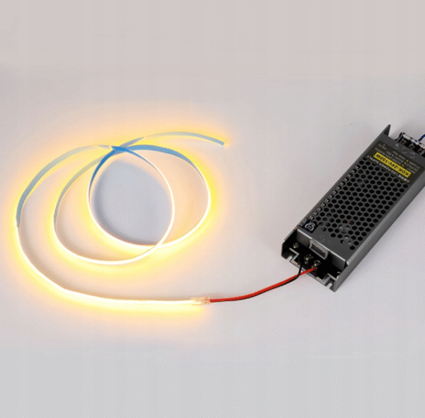 Złączka do taśm LED COB 8mm jednostronna z przewodem