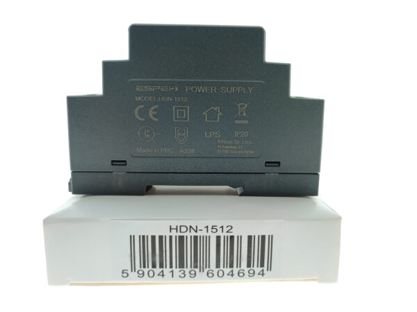 Zasilacz na szynę DIN 12V 15W 1.25A HDN PRO
