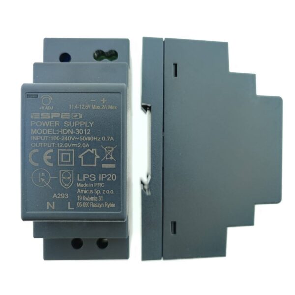 9c53ad88d3d0d759b23ac8948cdcca37 Zasilacz na szynę DIN 12V 24W 2A HDN PRO