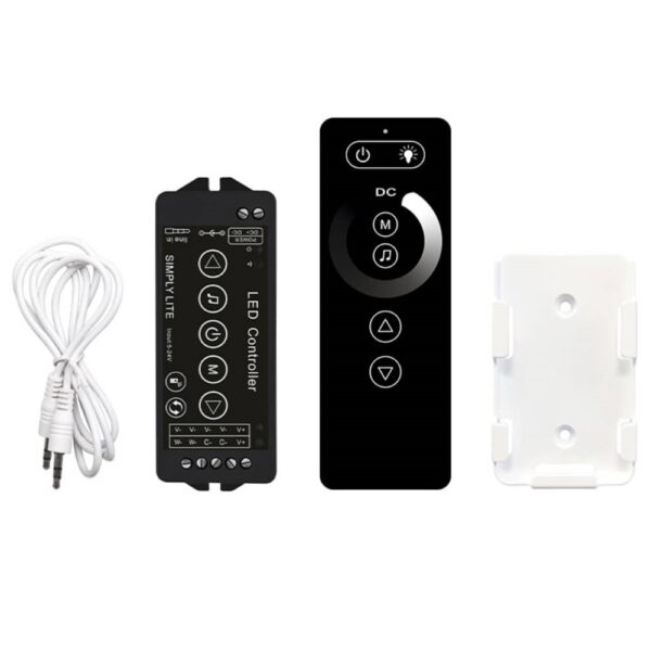 Ściemniacz LED SmartLite z pilotem 12A Czarny