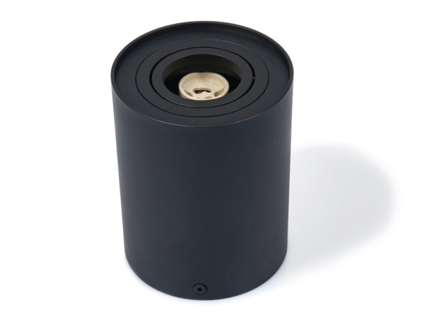 Halogen natynkowy ruchomy okrągły GU10 Czarny