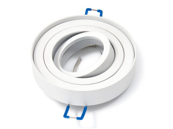 Oprawa halogenowa okrągła biała Busto Mini ruchoma