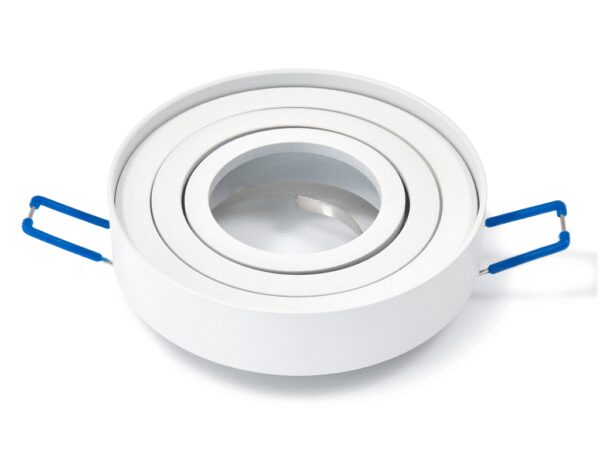 Oprawa halogenowa okrągła biała Busto Mini ruchoma