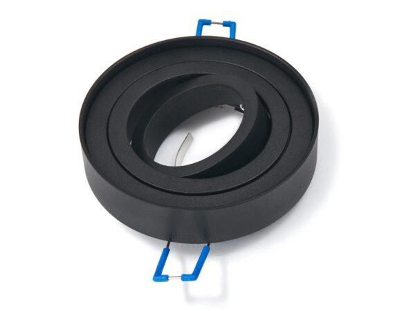 Oprawa halogenowa okrągła czarna Busto Mini ruchoma