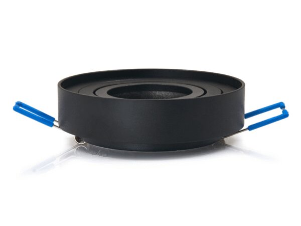 Oprawa halogenowa okrągła czarna Busto Mini ruchoma