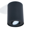 Halogen natynkowy ruchomy okrągły GU10 Czarny