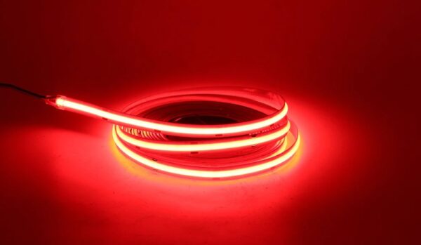 91ad4239a400287eda5e0c60459545bd Taśma LED COB 24V 480 LED 12W Czerwona 1m
