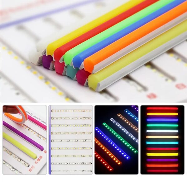 ad24223fb155a9612668a9851a21fe52 Neon Frez Niebieski Osłona Silikon do taśmy LED