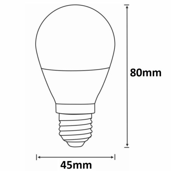 Żarówka LED E27 G45 kulka 6W LEDEX 540lm - ciepła