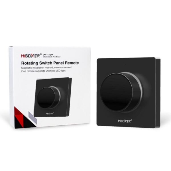 Sterownik ścienny z pokrętłem MiLight K1 Mono/CCT Czarny