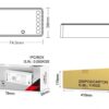 MiLIGHT FUT037W sterownik LED RGB Tuya Smart 12A 12-24V