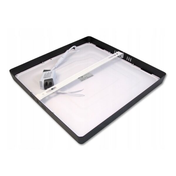 caef97bd3ba78660f269f72846b86da1 Panel LED czarny natynkowy 24W 4000K kwadratowy