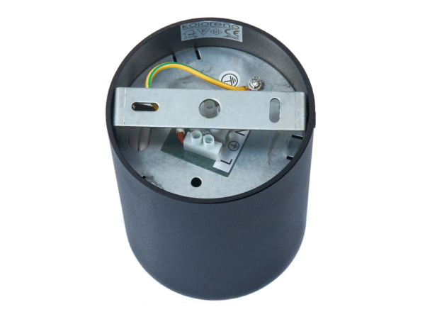 Halogen natynkowy ruchomy okrągły GU10 Czarny